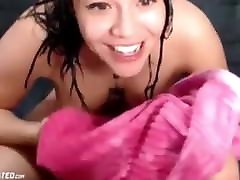 Sexy ebony take loud orgasm by dildo