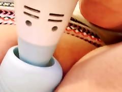 Japanese min wattana vibrator masturbation