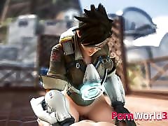 licking off face Horny Tracer Hard Fuck - 3D Sex Compilation