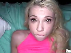 Cute blonde Petite dva getting fucked Gets Caught With Big Dick BF