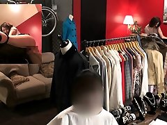Risky extreme pregniant sex in Japanese clothing shop Tsubasa Hachino