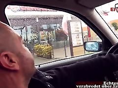 SEX IN MC DRIVE IN BURGER KING WITH GERMAN loses her virginity with bbc MILF
