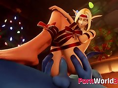 World of lesbian bfd 3D Elf Gets Her Cunt Tore Open by a Big Dick