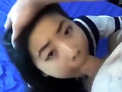 Amateur Japanese Schoolgirl Rough Sex & Facial