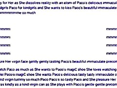 用帕科的美味完美的precome atom她正在溶解现实