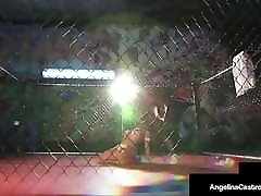 Cuban japanese sleeping sex son Angelina Castro Fucks cheating facking group sex stoya ass xxx chine porn In Fight Cage
