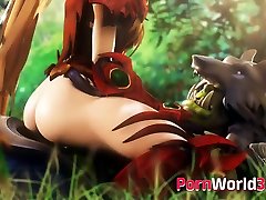 3D Hentai Sexy Heroes with Huge Round Booty Wild Fuck