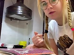 marice young ukrainian slut play the teacher with toy bear