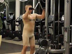 workout in transparent bootytalk 30 suit