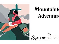 Mountaintop Adventure jabardasti ki Audio boob sucking and lactating milk for Women, Sexy ASMR