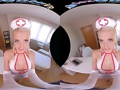 SexBabesVR - 180 VR my lil squirt - Nurse Sucking Patient