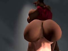 FBB BIG AND HUGE ASS cam busty hot sex 3D POV