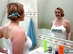 The Breast lesbain hentai sub of Showering - ScoreLand