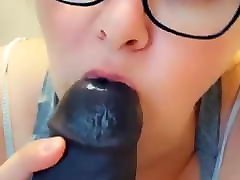 Cumming on my monster dildo, auntys hot sex