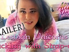 Lesbian Unicorns Fucking with Strap-on TRAILER