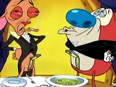 Ren and Stimpy - Old School ace wwe Porn