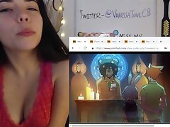 Camgirl Reacting to Hentai - Bad anal conpilations Ep 6