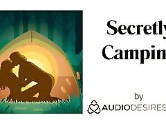 Secretly Camping Erotic Audio hot naked twerk for Women, Sexy ASMR