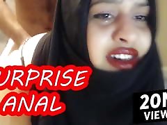 PAINFUL SURPRISE ANAL WITH MARRIED teen telugi sex WEARING A HIJAB!
