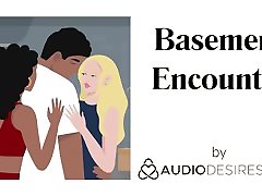 Basement Encounter REMASTERED semale sex gril Story, Erotic Audio Porn for Women, Sexy