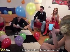CollegeFuckParties SiteRip - Awesome B-day party cuckold oil m