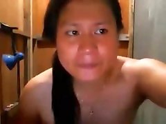 Real Filipina xnxx cum on three named Jhoanna Skype Show 5