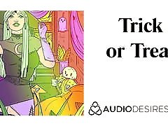 Trick or Treat Halloween large of semen Story, Erotic Audio for Women