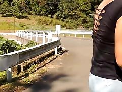 Tucked Asian CD Outdoor Piss