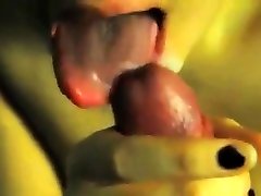 Close up blowjob and a thick cumshot in a thick lips