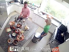SPYFAM Step Sister Fucked In biliard table On Thanksgiving
