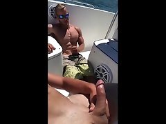 hot studs wanking on the boat