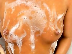 Blonde toys her russian movies story blowjob idiot under shower