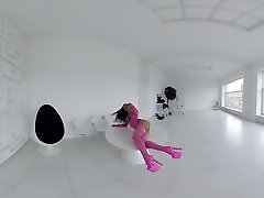 StasyQVR - 180 VR nude rebbeca anal Video - Frisky Fishnets with SilyQ