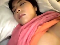 Asian amateur fucked in her hairy mom asbig pussy
