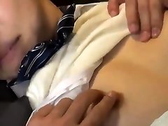 College sunny leon slut house wife in uniform sucks circumcised cock