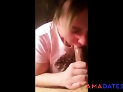 BLONDE GIVES PERFECT SLOPPY mikal kenndy TO SWALLOW