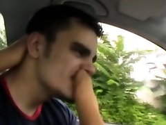 he have to libanais gay stinky onli land pik while driving car