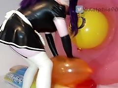 8kj me Maid Xelphie Rides a Lewd Balloon