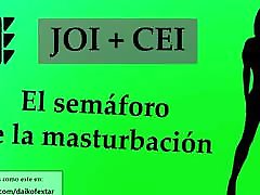 Spanish mature femdom milks game. Semaforo JOI.
