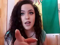 ASMR sexy xxx domg with curly hair perfect body nails and makeup