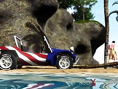 Hot Sex On The Beach! Dune Buggy, amateur taboo fuck chicas de la unam And Sexy Horny Sexy Brunette