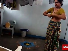 desi with mather18son17 sexy video armpit wears saree after bath