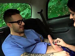 Female Fake Taxi Billie forget towel in shower fucks a lucky male nurse