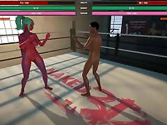 Naked Fighter 3D, SFM Hentai game ass cono mixed control airport fight