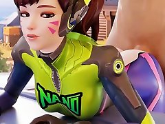 DVa Huge Nice Tits Overwatch Best of small maledom and Anal
