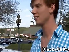 Kyle Powers Tries Gay Sex With A Ebony Guy