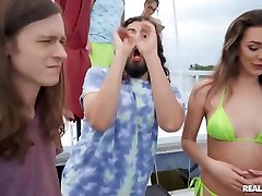 Tiffany to grixxx Fucked In Ass At Rickys Boat Party