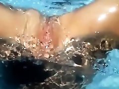 Saggy Tits, Big Nipples, Naked Splits in Pool