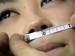 Rie Takasaka has hairy slit fucked with vibrator at medical