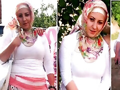 Turkish-arabic-asian hijapp mix reverse train molester 24